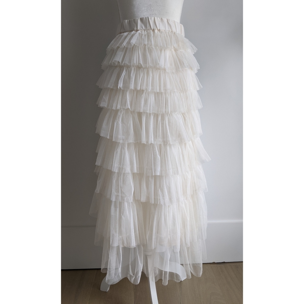 Cupcakes & Cashmere tiered tulle skirt